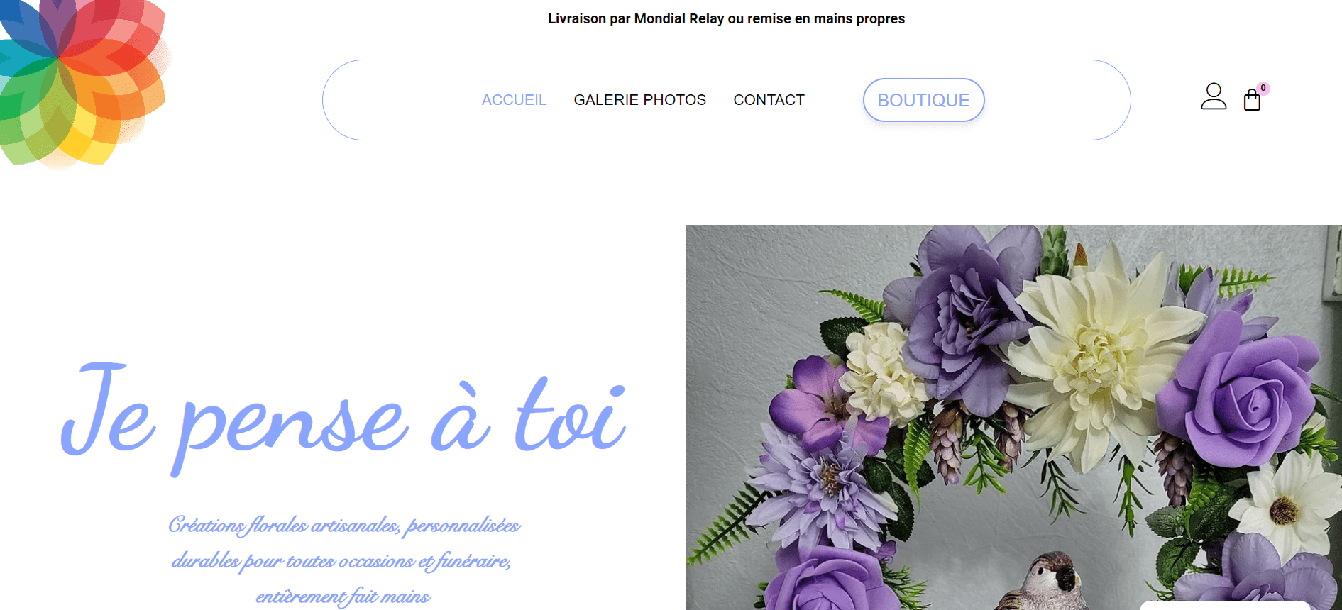 Site internet Je Pense à Toi realise par TLT Performance