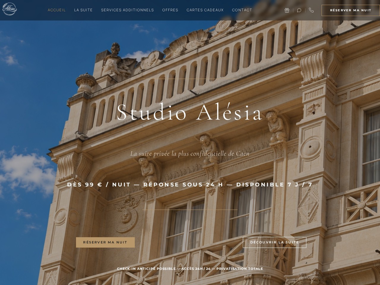 Site internet Studio Alésia realise par TLT Performance